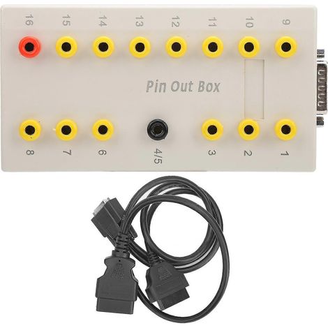 Boîtier de diagnostic OBD2 avec kit de câbles couvrant tous les points de test - Outil de diagnostic automobile (1/5)