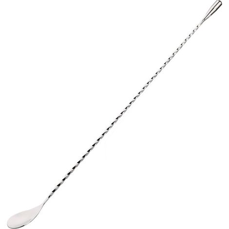 Cuillère À Mélanger Bar - Acier Inoxydable 304 - 31 Cm - Pour Cocktails Et Boissons - 1 Pièce