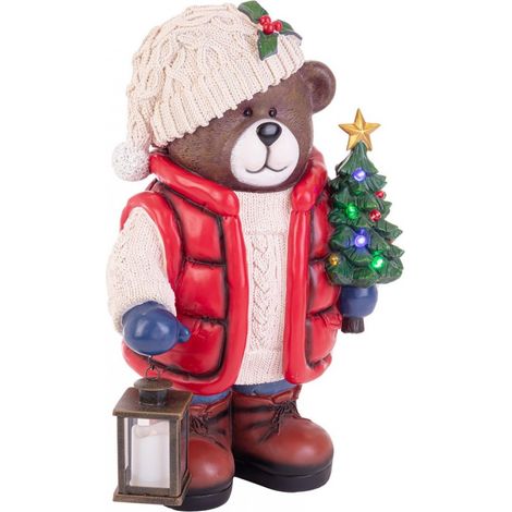 Orso Chatfield con pino e LED (1/2)