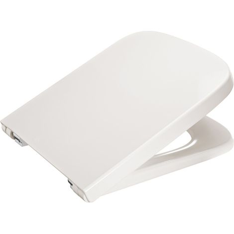 Tapa y asiento para inodoro compacto con caída amortiguada DAMA - ROCA Color: Pergamon (1/2)