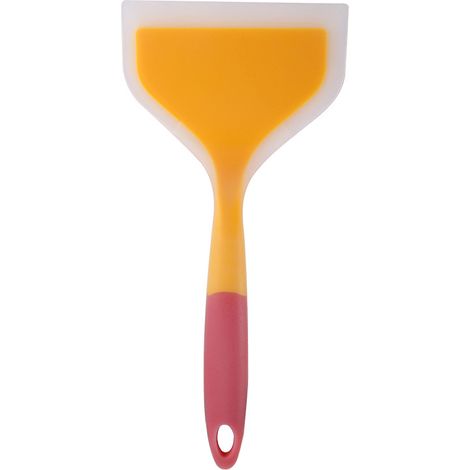 Spatule à crêpes en silicone, large spatule antiadhésive, spatule à poisson, spatule flexible en silicone pour ustensiles de cuisine antiadhésifs, œufs, biscuits, omelettes