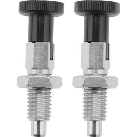 Pasador de émbolo indexador autoblocante de acero inoxidable M10 para posicionamiento (1/4)