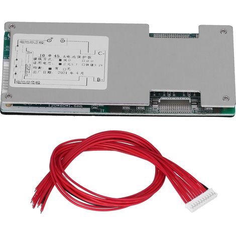 Chargeur de batterie 45A contrôleur de charge lithium avec câble de collecte pour protection contre surcharge et décharge (1/5)