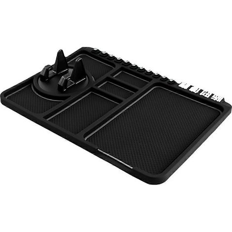 Tapis antidérapant multifonctionnel adhésif pour tableau de bord, téléphone et siège de voiture, avec fonction navigation (1/4)