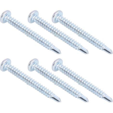 Vis autoperceuses galvanisées 4,2x38 mm pour fixations robustes en acier, travaux de bricolage et construction (1/5)