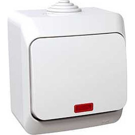 Interruptor Schneider Electric wde000514 IP44 LED superficie
