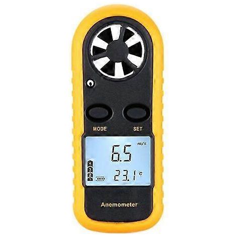 Cet anémomètre numérique mesure la vitesse du vent et la température sans avoir besoin de piles. (1/5)