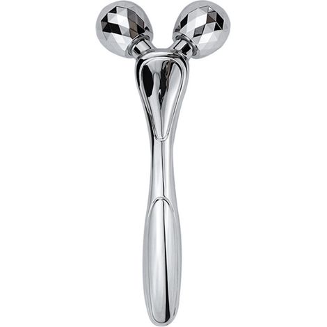 Boule De Glace Pour Le Visage - Cryo Roller Facial 3D En Acier Inoxydable - Pour Soin Anti-Poches Et Lifting Doux - 2 Pièces (1/5)