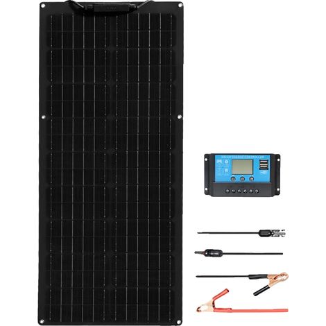 Panneau Solaire, Haute Efficacité, Applications Polyvalentes, Kit solaire 12V 50W (1/2)