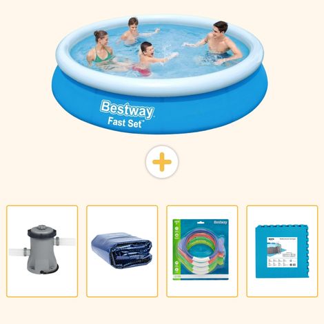 Bestway Bestway Fast Set Ronde - 366x76 cm - 5-pièces S229 (1/5)