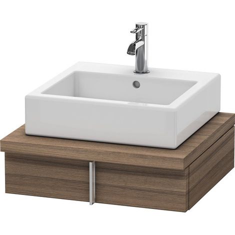 Duravit Vero Módulo de lavabo para consola, 6560, 1 cajón, 600 mm, Color (frente/cuerpo): Nogal natural decorado - VE656007979