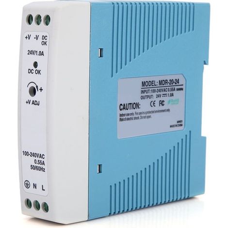 Alimentation à découpage MDR-20-24 - Bloc d'alimentation sur rail DIN 24V 20W (1/5)