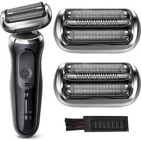 Tête de rechange 73S pour rasoir électrique Braun Series 7, compatible avec les modèles S7 7020s, 7025s, 7085cc, 7027cs et 70 (voir illustration). (1/4)
