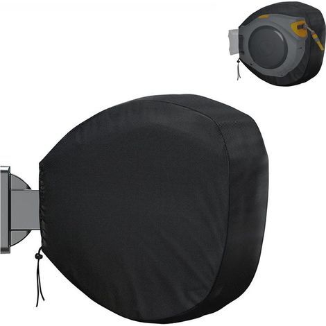 Housse de dévidoir de Tuyau de Jardin rétractable en Tissu Oxford 420D résistant aux intempéries, Housse de Protection pour Enrouleur de Tuyau d'arrosage pour Rangement de Tuyau d'extérieur (1/4)
