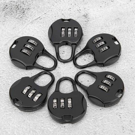 Cadenas pour sac à dos lot de 6 cadenas portables à