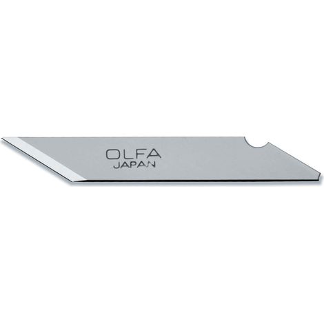 Cuchillas OLFA de 6mm para cúter artístico, acero de calidad superior, pack de 25.