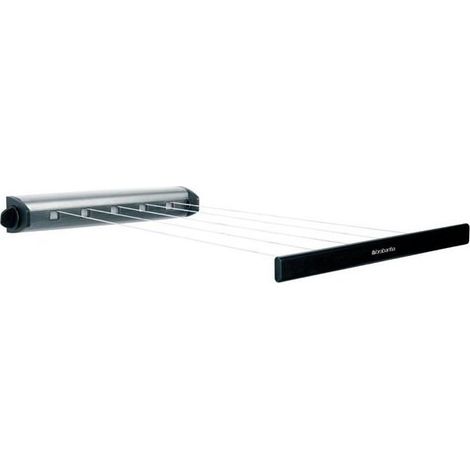 Brabantia Filo Stendibiancheria 22mt Acciaio Opaco per un Asciugatura Efficiente e Space Saver