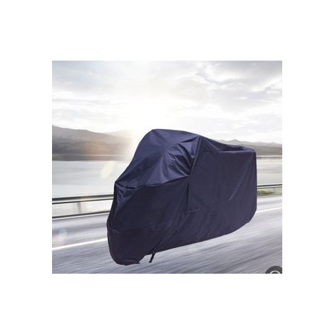 Funda para motocicleta, poliéster 190T, impermeable, resistente al viento, al polvo, a los rayos UV, a la lluvia y a los excrementos de pájaros, para la mayoría de los scooters - 245 x 105 x 125 cm