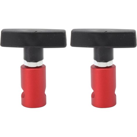 FOREHILL Motorhauben-Hebeklammern und Zündkerzenhalter, 2er-Pack, 2-in-1-Werkzeug für Motorhaube und Heckklappe, Rot