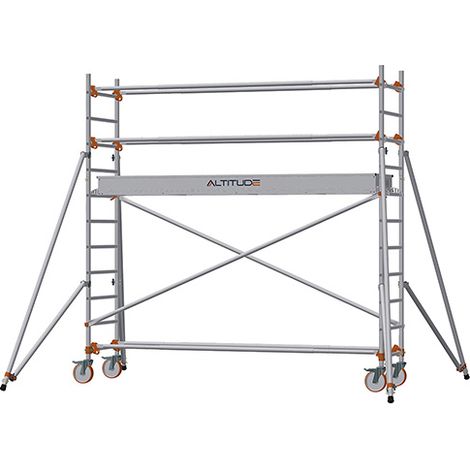 Echafaudage roulant - Hauteur de travail maximale 4.90m - 613913