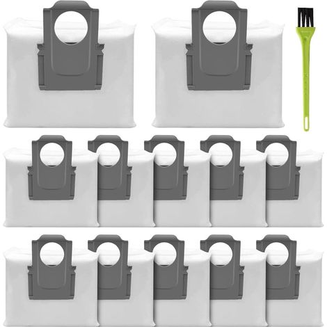 12 sacs pour aspirateur + nettoyeur Roborock S8 PRO Ultra S7 Maxv Ultra (1/5)
