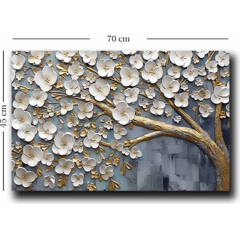 Decorazione artistica da parete con stampa su tela Painting Multicolore (1/4)