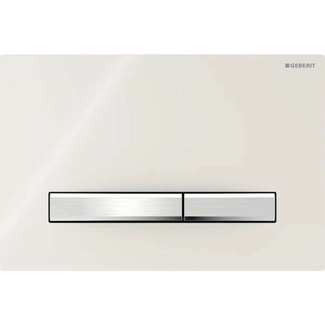 Geberit Sigma50 - Plaque de déclenchement, chrome / sable gris 115.788.JL.2