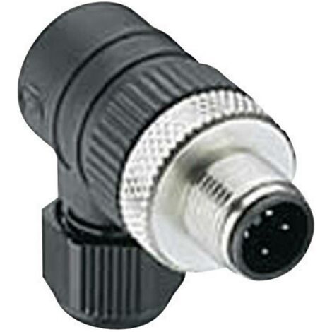 Connecteur non confectionné pour capteurs/actionneurs Lumberg Automation RSCW 4/7 108653 M12 mâle, coudé Nombre de pôle (1/2)