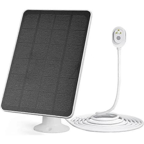 KLVGTIFS PU - Panneau solaire Arlo Pro 4/Ultra 2/Pro 3/Ultra/Pro 5S - Noir et multicolore (1/5)