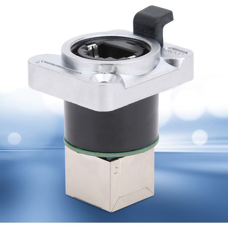 Connecteur RJ45 coudé, étanche, isolant rond, matériau PA, fiche aviation YTRJ45 (1/5)