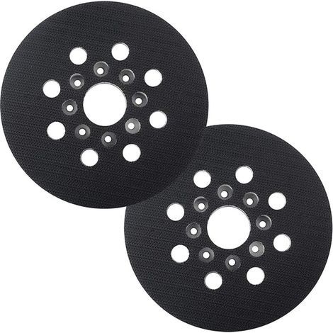 125 mm Sanding Pad Compatible with Bosch PEX 220 A, GEX 125-1 AE, PEX 220 AE, Skil 7402/7490, 2 pieces (1/5)