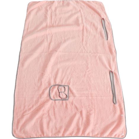 Set da bagno da 5 pezzi con asciugamano, cuffia per asciugare i capelli, fascia per capelli, cappello da principessa, elevata capacità di assorbimento dell'acqua, accappatoio indossabile. (1/5)