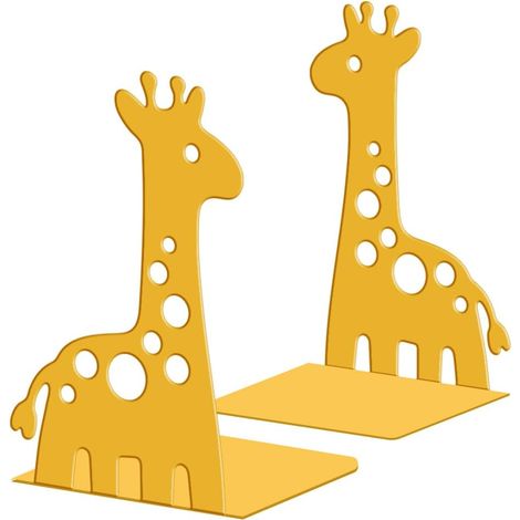 Serre-Livres Métal Girafe Cartoon Décoratif (1/5)