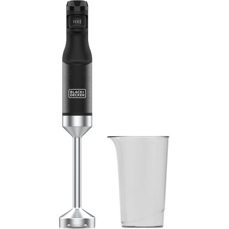 Black e Decker ES9160160B Frullatore ad immersione 1500 W Nero, Acciaio inox (1/10)
