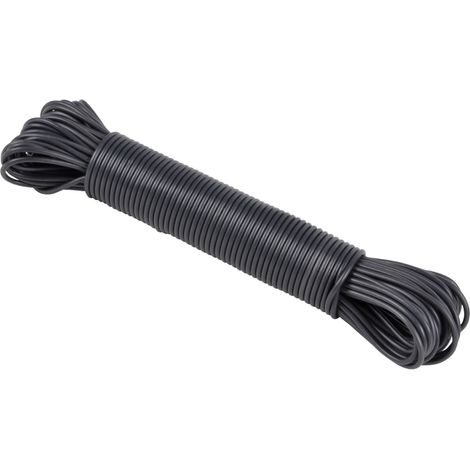 Corde a linge PE 20 m anthracite (1/2)