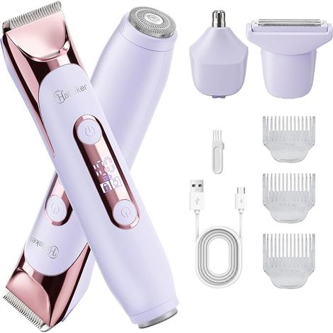 Women's bikini trimmer, double head electric shaver (1/5)