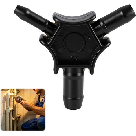 Calibreur et Ébavureur Ø16-20-26 mm,pour Tuyaux Multicouches,PEX,PER et Composites,Outil de Calibrage avec Poignée Ergonomique Antidérapante pour Finition en Plomberie et Chauffage (1/5)