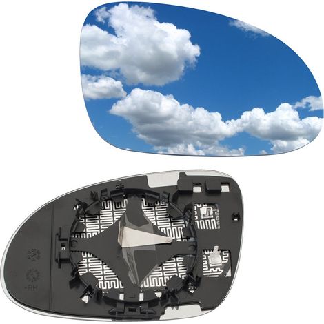 Inserto de espejo retrovisor calefactable derecho para VW Passat B6 05-10 (1/5)