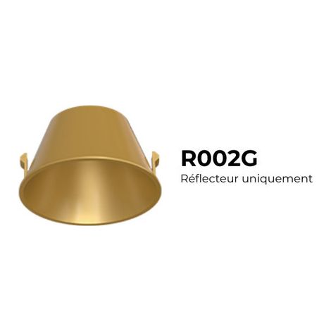 Réflecteur rond - Coloris Or pour HYDRA - R002G - SOLUM