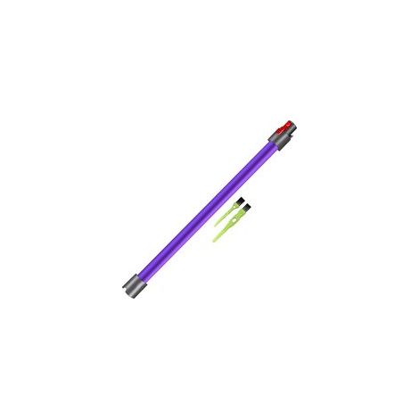 Tube Télescopique Tige Rigide Rallonge compatible pour Dyson V11 V10 V15 V8 V7 Longueur 73 CM Tube À Dégagement Rapide - Violet