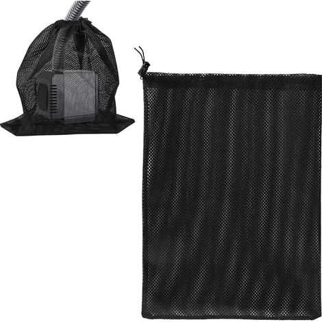 Sac en Filet de Filtre de Pompe, Sac de Barrière de Pompe pour Filtre Bassin, Sac Filtrant de Pompe à Eau en Maille pour filtres biologiques de Bassin (31 41cm) (1/5)