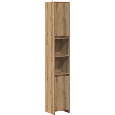 Maison Exclusive - Badschrank Artisan-Eiche 30x30x183,5 cm Holzwe
