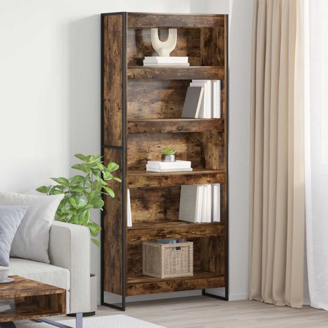Bücherregal 2 pcs Raucharbe 80 x 30 x 189,5 cm Holzwerkstoff