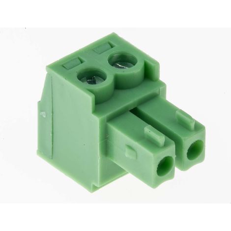 Bornier pour CI RS PRO 2 contacts 1 rangée(s) pas de 3.81mm (1/3)