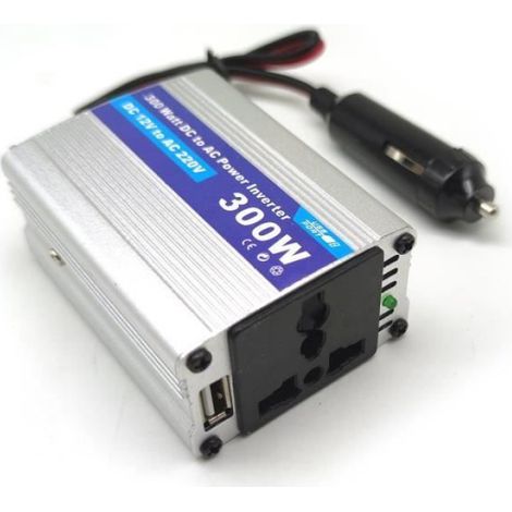 Convertisseur de Puissance de Voiture 300W Inverseur 12 V 220 V Convertisseur de Tension 12 V à 220 V Onduleur 12 V 220 V (1/4)