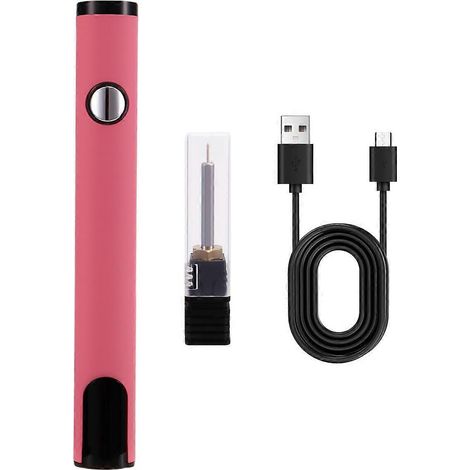 Kit de soudage électrique rose avec stylo à batterie et filetage 510 (1/5)