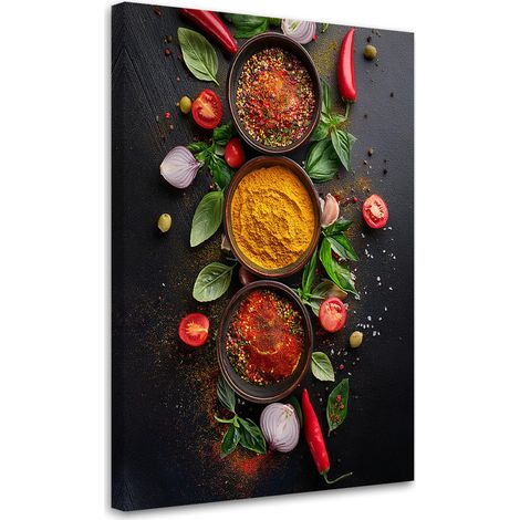 Tableau déco Cuisine d'épices alimentaires Cuisine 40x60 (1/5)