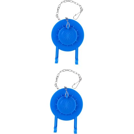 Clapets de Toilette Économise L'eau Lot, Pvc, Bleu (1/5)