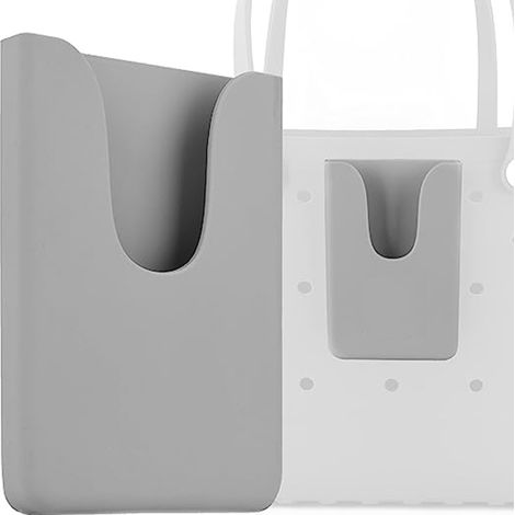 Support de téléphone en silicone - Accessoires pour sacs Bogg - Gris