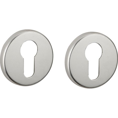 THIRARD - Paire de rosaces trou de cylindre, argent - THIRARD